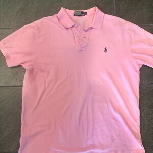 Ralph Lauren Men's Polo Shirt in Soft Pink